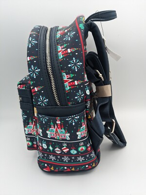 Disney Parks Loungefly Mickey Holiday Mini Backpack  display picture 3