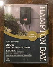 Hampton Bay SL-200-12A Low Voltage 200 Watt Outdoor  Landscape Transformer