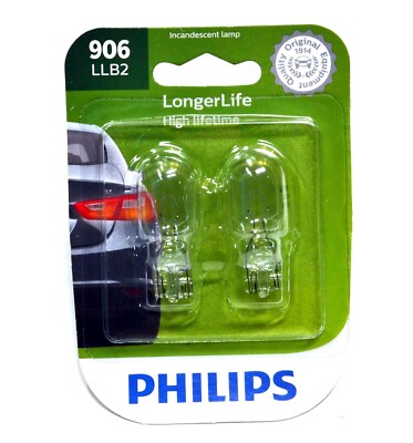 Philips LongerLife 906 9W Zwei Innenraum Cargo Kofferraum Licht Ersetzen Fit T15