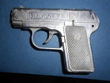 C 1950's Kilgore Hawkeye Cap Gun-Back pin above grip is loose-Working toy RT78