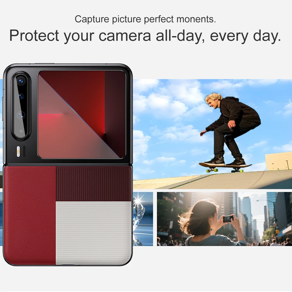 IMAK Para Huawei Pura X, Película de Lente de Vidrio + Protector de Pantalla Trasero Auto Posicionamiento Foto 4 de 4