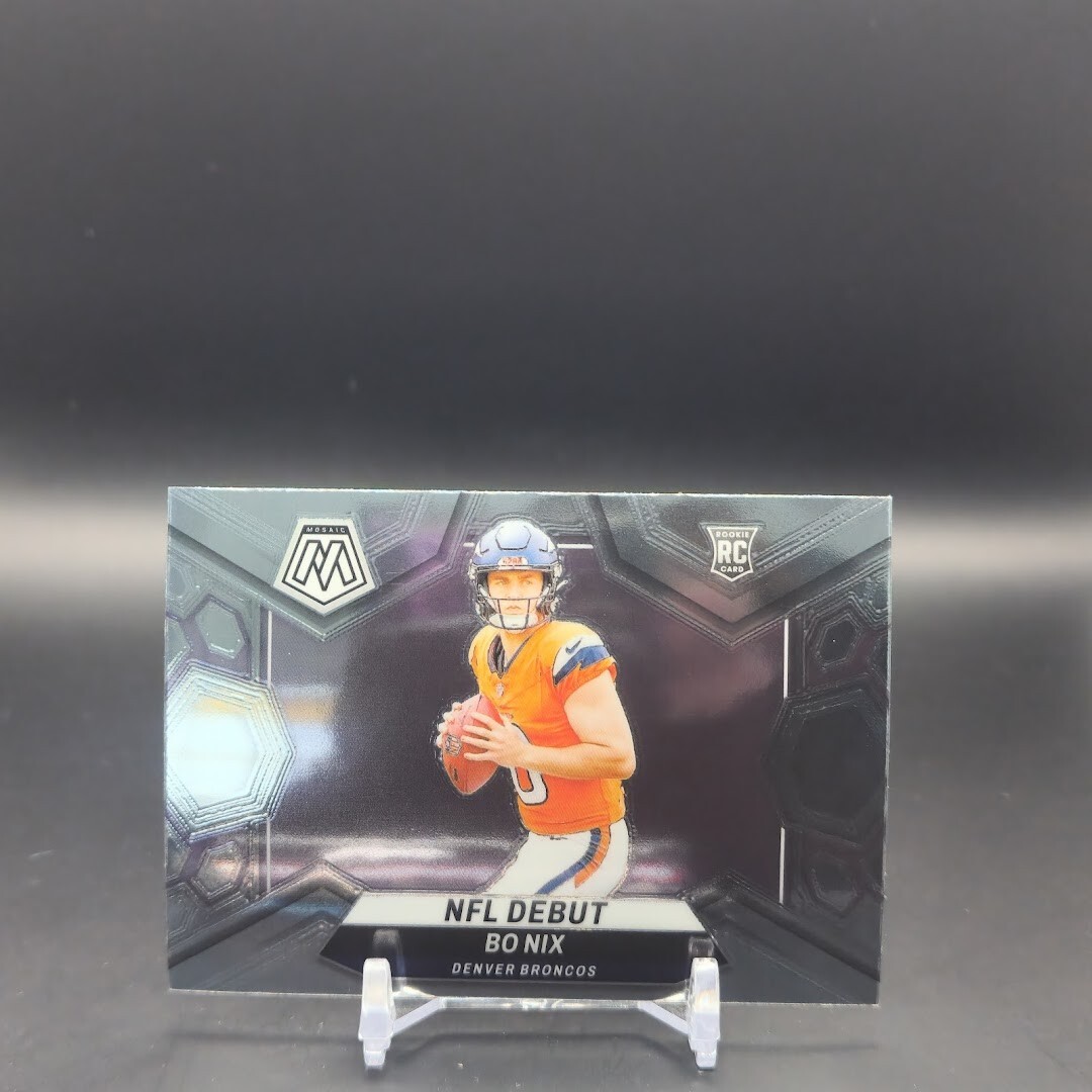 2024 Panini Mosaic - NFL Debut Silver Prizm #271 Bo Nix (RC)
