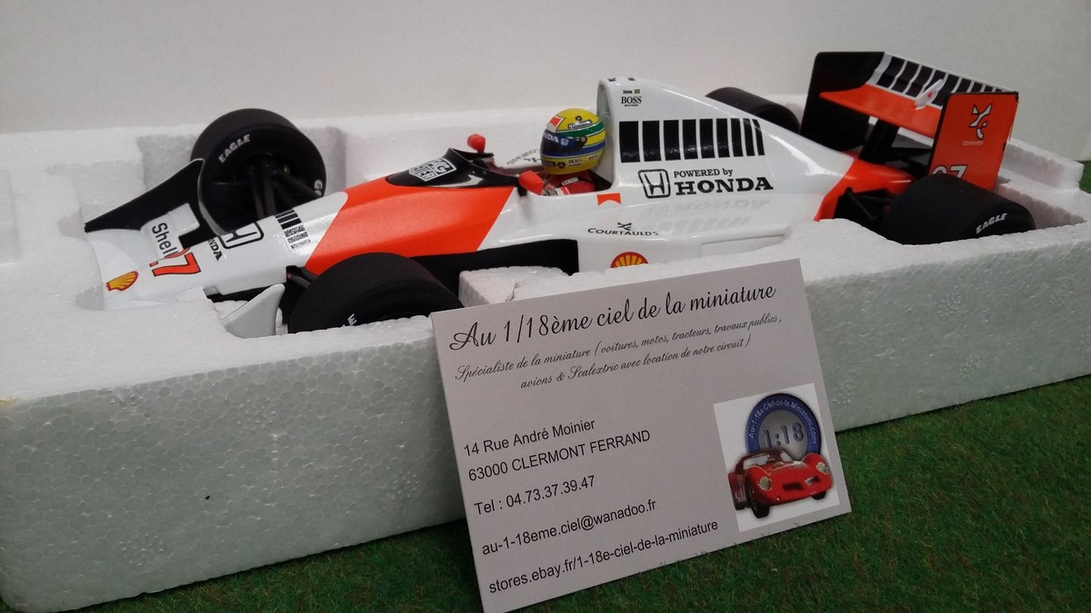 F1 McLAREN HONDA MP4/5B #27 SENNA 1990 1/18 MINICHAMPS 540901827 