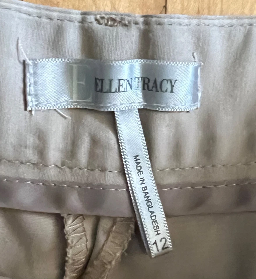 Pantalones Cortos de Caminar Ellen Tracy Caqui - Tostado - Talla 12 Foto 2 de 4