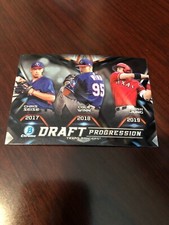 2019 Bowman Chrome Draft Progression SEISE / WINN / JUNG RANGERS #DPR-TEX *Mint*