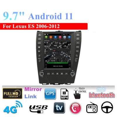 9.7'' Stereo Radio Navigation GPS For Lexus ES ES240 ES300 ES330 ES350 2006-2012
