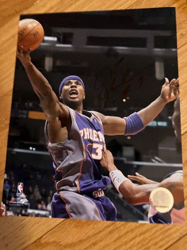 Quentin Richardson Phoenix Suns autographed basketball 8x10 photo .