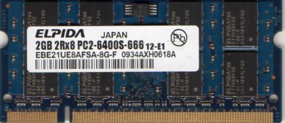 NEW 2GB ASUS EEE PC 1000/1000H Netbook/Laptop/Notebook DDR2 RAM Memory