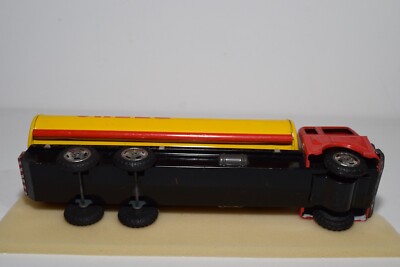B12 1:30?? JAPON 1959 CAMION TRANSPORTEUR ESSENCE REMORQUE TANKER SHELL EXCEL