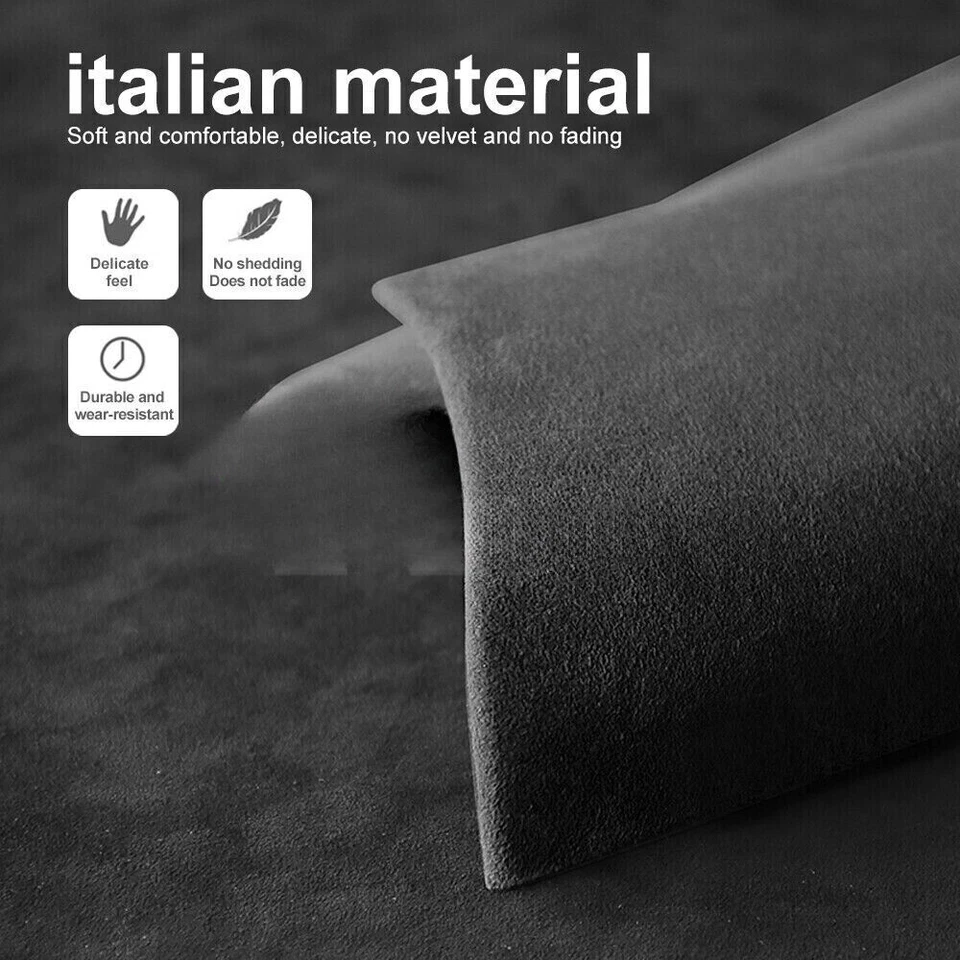 Para Mercedes Benz Clase E 2016-2022 Consola Central Apoyabrazos Caja Cubierta Borde Gamuza Foto 4 de 4