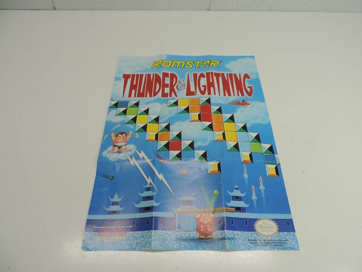 Thunder and on sale lightning nes