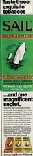 1980 Vintage Print Ad Sail Boats Aromatic Pipe Tobacco Taste Three Exquisite and