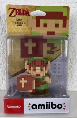 8Bit Link Amiibo Figur The Legend of Zelda Nintendo Switch 3DS Neu OVP - Bild 1 von 3