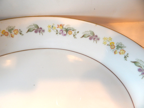 ROYAL DOULTON SYMPHONY PATTERN H5047 SERVING PLATTER (S) 13 1/2 MADE IN ENGLAND - Picture 2 of 3
