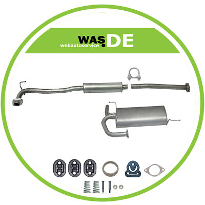 Auspuffanlage Auspuff für Nissan X-Trail (T30) 2.0 , 2.0 4x4 & 2.5 4x4 +Anbaukit