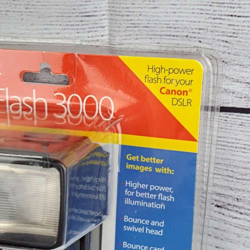 SUNPAK DIGIFLASH 3000 DSLR Camera Flash New Old Stock Imperfect Packaging - Picture 6 of 18