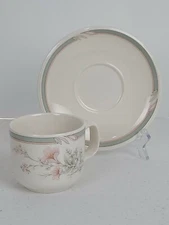 Keltcraft Misty Isle Collection Noritake Ireland Deerfield Cup & Saucer #9159