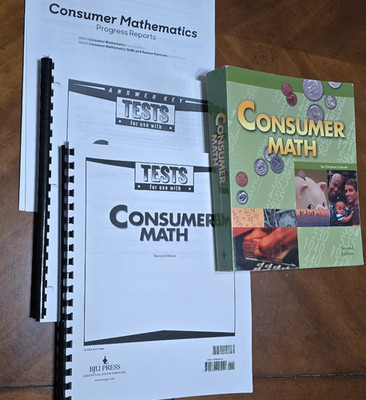Consumer Math-Grade 12, Larry Lemon & Larry L. Hall, BJU Press, Paperback