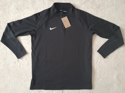 nike dry strike drill top black
