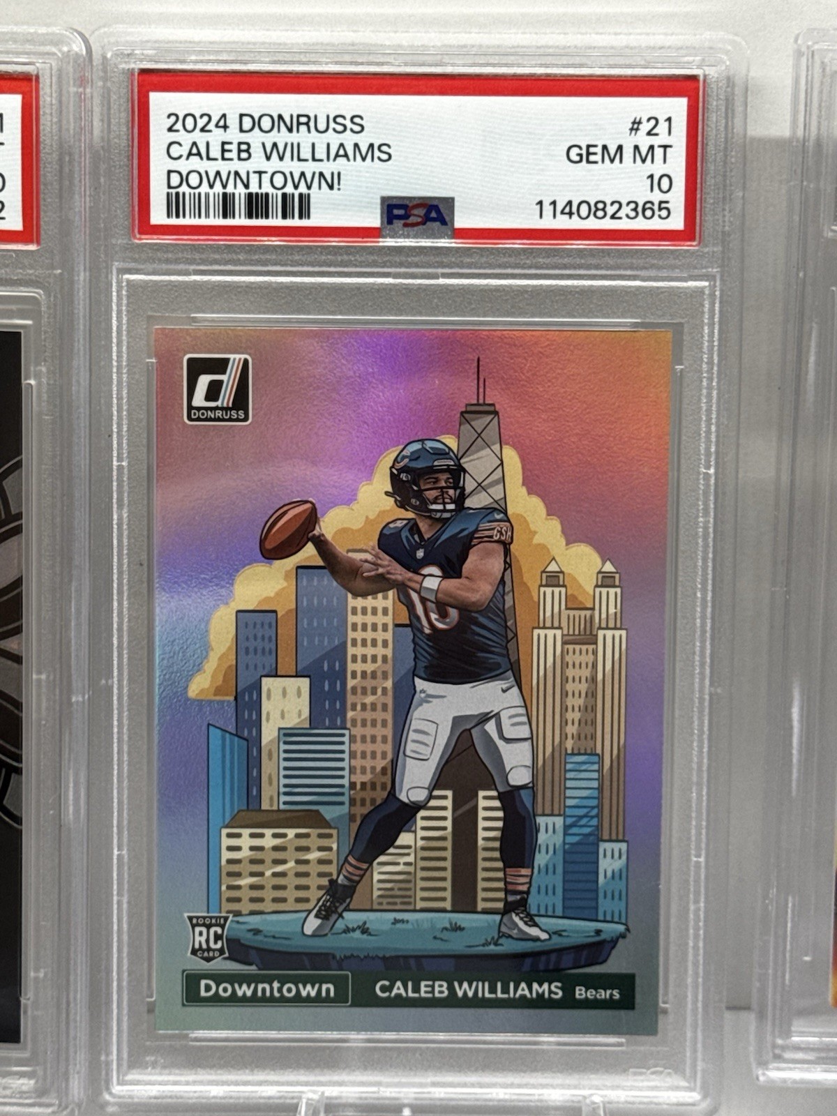 2024 Donruss Caleb Williams Downtown PSA 10 RC