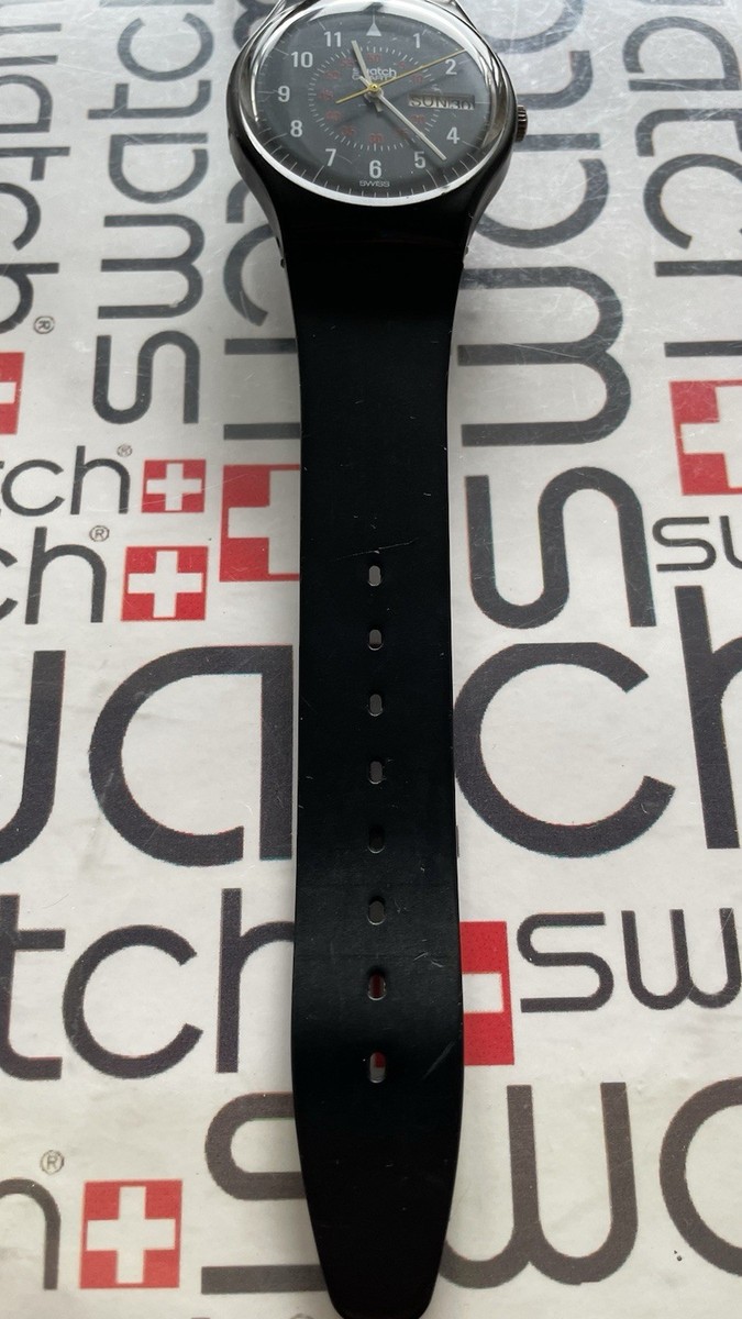 Swatch Nicholson GB705 1985 Standard Gents 34mm Vintage | eBay