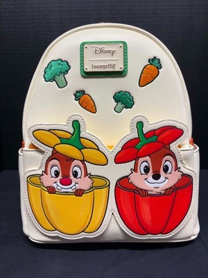 NWT Loungefly Disney Chip & Dale Veggies Mini Backpack