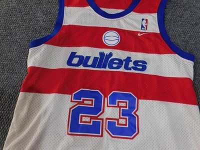 Vintage Washington Bullets Jersey Mens Large NBA Basketball Nike