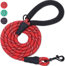 Rope Dog Leash Roperex Dog Leash with Soft Padded Handle for Walking & Training,