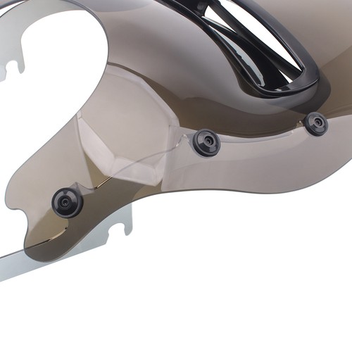 Smoke/Tea/Clear Windshield Windscreen w/Mount Set For Harley Road King FLHRXS - Picture 20 of 24