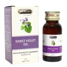 Hemani SWEET VIOLET Oil, Natural Oil for Hair & Skin Care, Massage / زيت البنفسج