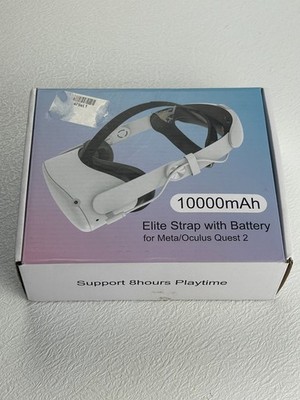 Elite Strap w/ 10000mAh Battery for Meta Quest 2 VR Headset Open Box Complete