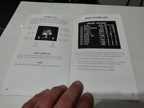 Prize Fighter Sega CD Instruction Manual Only,  No Game Or Box