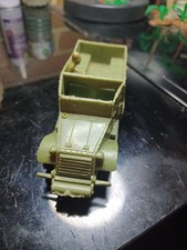 vintage marx battleground OD halftrack with Payton driver good condition