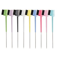 Hair Control Edge Brush with Tail Comb Groomings Brush for Hair Stylings