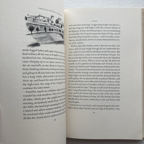 Stevenson’s Travels with a Donkey by Robert Louis Stevenson 1957 HC w/ Slip Case - Picture 10 of 13