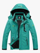 NEW Men s Mountain Waterproof Ski Snow Jacket, SM, Peacock Green