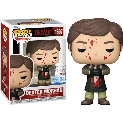 Dexter Morgan Bloody Blood Splatter Exclusive Funko POP w/Premium pop protector