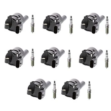 Denso 8 Ignition Coil 8 NGK Iridium Spark Plugs Kit For Suburban 3500 HD V8 L96