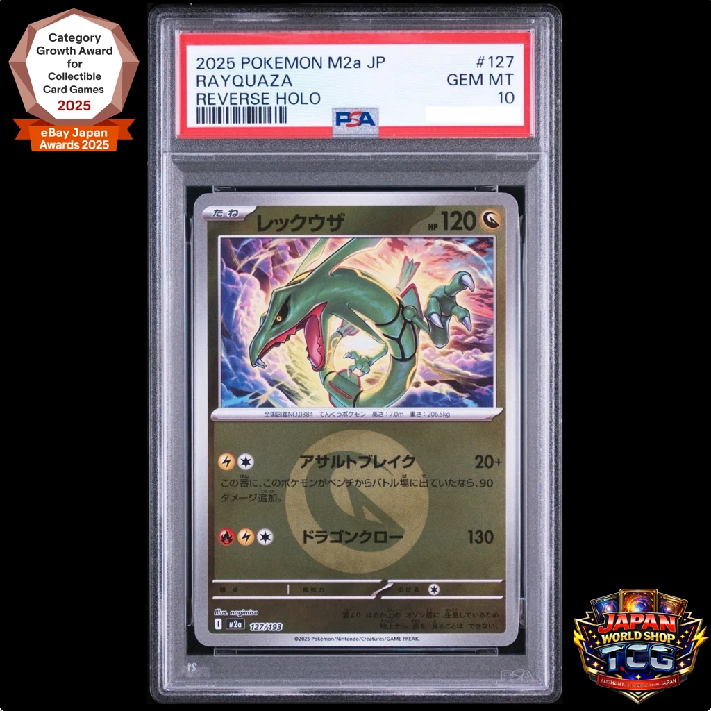 Collectible Individual Grade 10 Rayquaza Pokémon TCG Card Games in