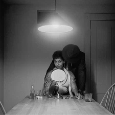 SIGNED CARRIE MAE WEEMS KITCHEN TABLE SERIES (MAN AND MIRROR) LTD ED PHOTOGRAPH