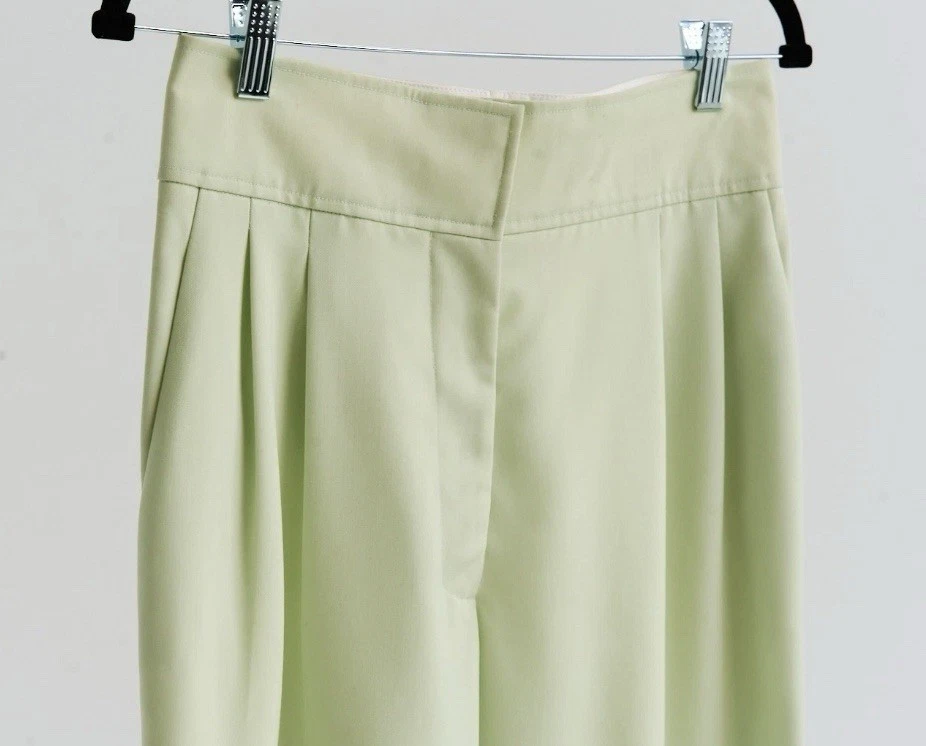 Calvin Klein 205W39NYC Pantalones Esmoquin Verde Como Nuevo Uniforme de Lana Raf Simons 28 x 28 Foto 2 de 4