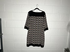 Audrey Whitmore Plus Size Patterned Shift Dress Size 3X