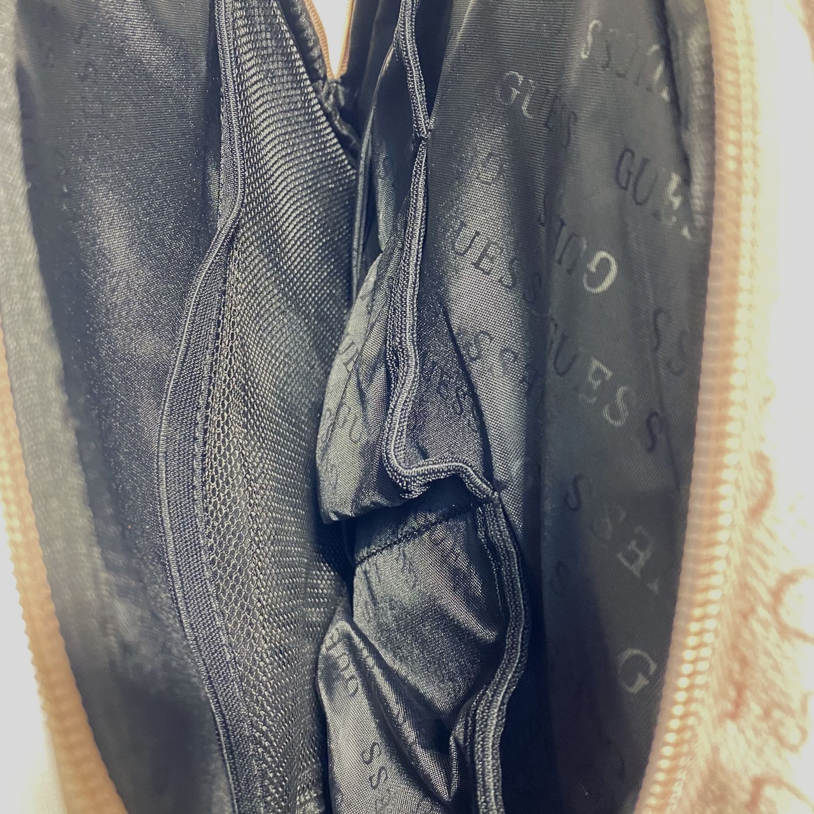 Guess Pink Monogram Backpack - image 5