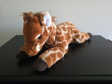 FAO Schwarz Floppy Giraffe Plush Laying Down Stuffed Animal Toy 19  