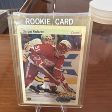 1990-91 Upper Deck - Young Guns Sergei Fedorov #525 (RC)