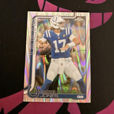Topps Chrome Parallel Daniel Jones Card #132 Indianapolis Colts NFL