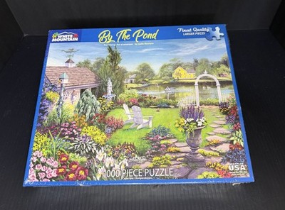 WHITE MOUNTAIN - BY THE POND- 1000 piece puzzle - NEW