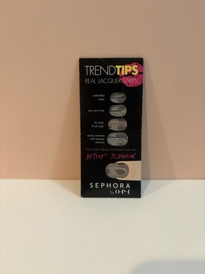 Sephora by OPI Betsey Johnson SE644 Skulls Trend Tips Real Nail Lacquer Strips