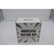 Wormhole Professional Wireless Tattoo Kit w20 Cartridge Needles and 5 Ink Colors