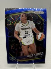 Haley Jones 2025 Panini Prizm WNBA Blue Velocity #43 Dallas Wings
